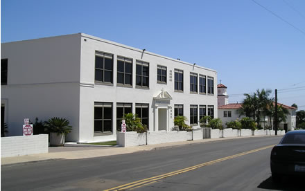 Parish Center with Church in background